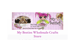 Desktop Screenshot of mybestieswholesale.com